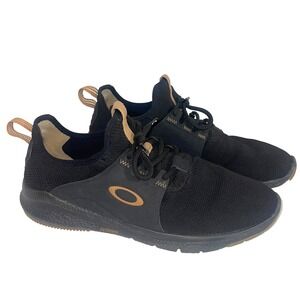 Oakley Black and Gold Dry Running Athletic Shoes Men's 12‎